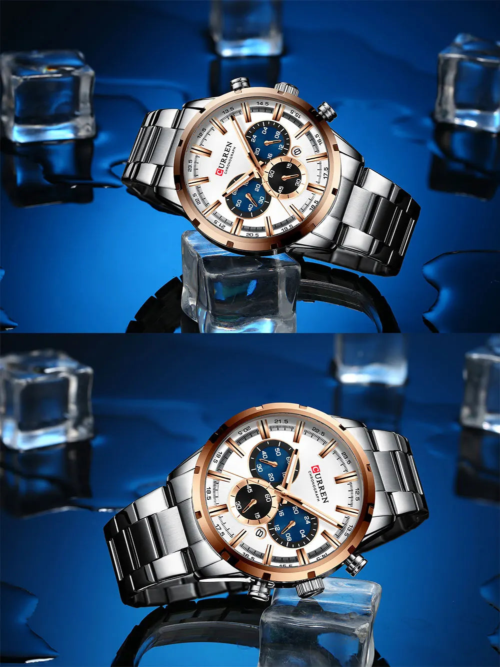 VELLORUS Chronograph Blue Gold