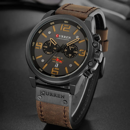 VELLORUS Tactical Chronograph Leather