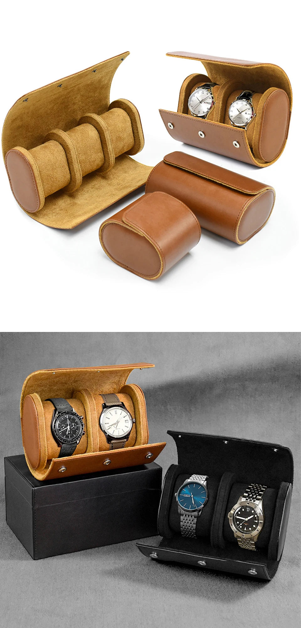 Watch Roll Travel Case