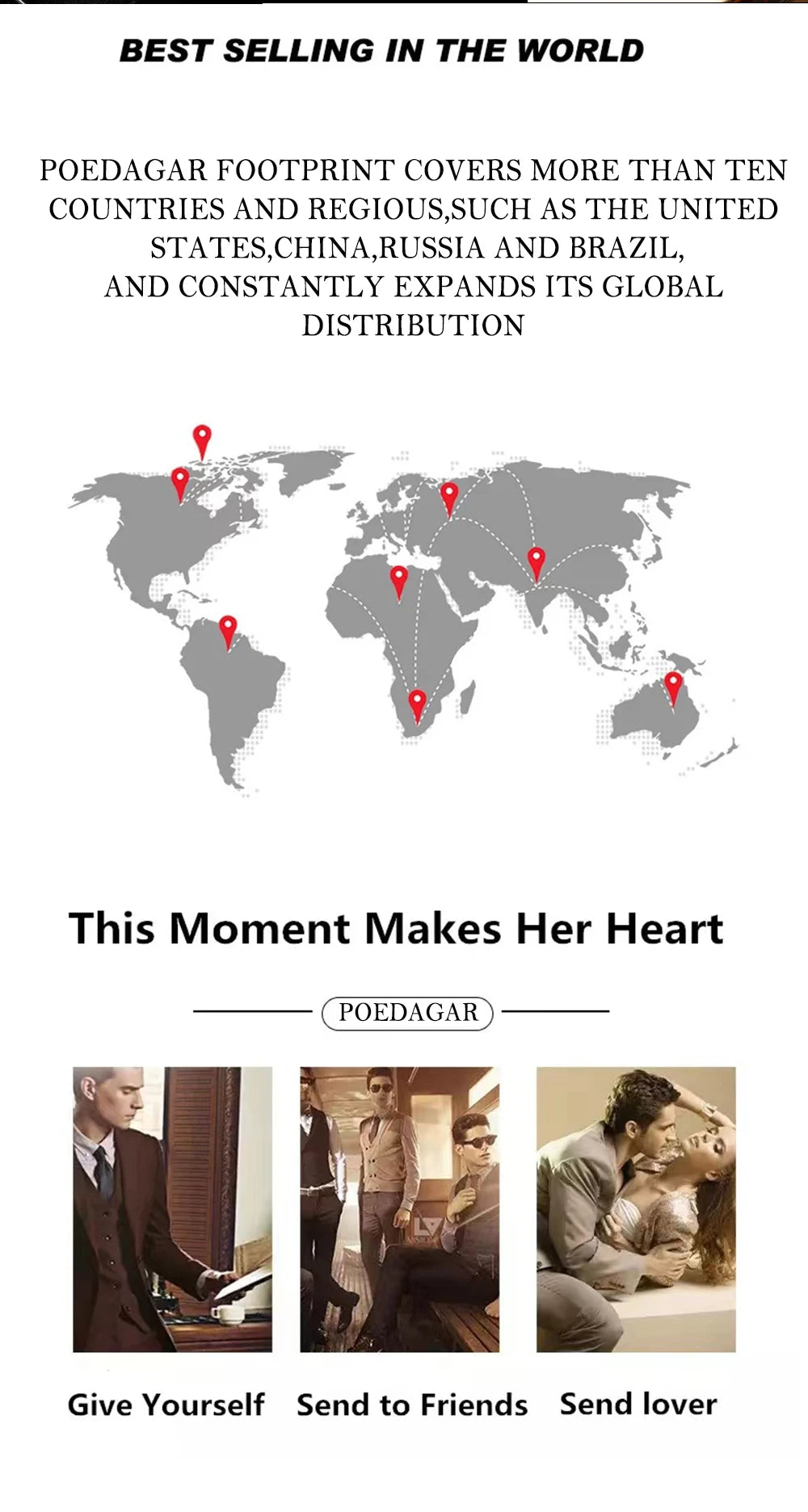 POEDAGAR Steel Chronograph — Premium Sport Edition