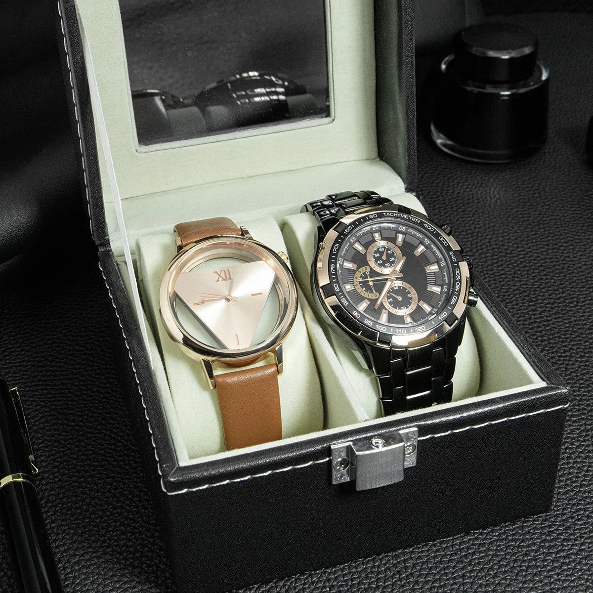 Hot Sale PU Leather Display Storage