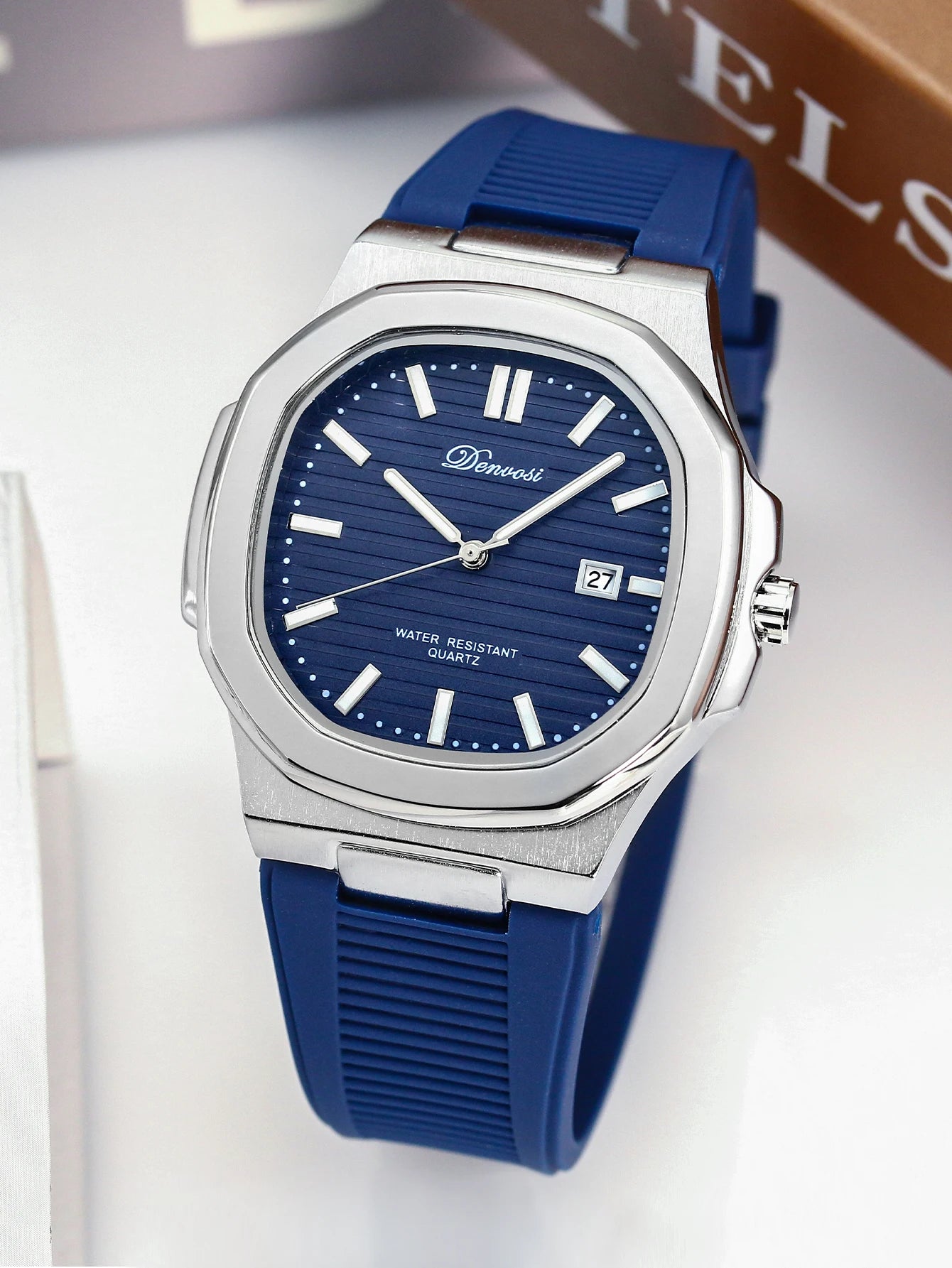 Neutral style Leisure sports watch Quartz watch  Waterproof and durable Multi-color option Gift box packaging