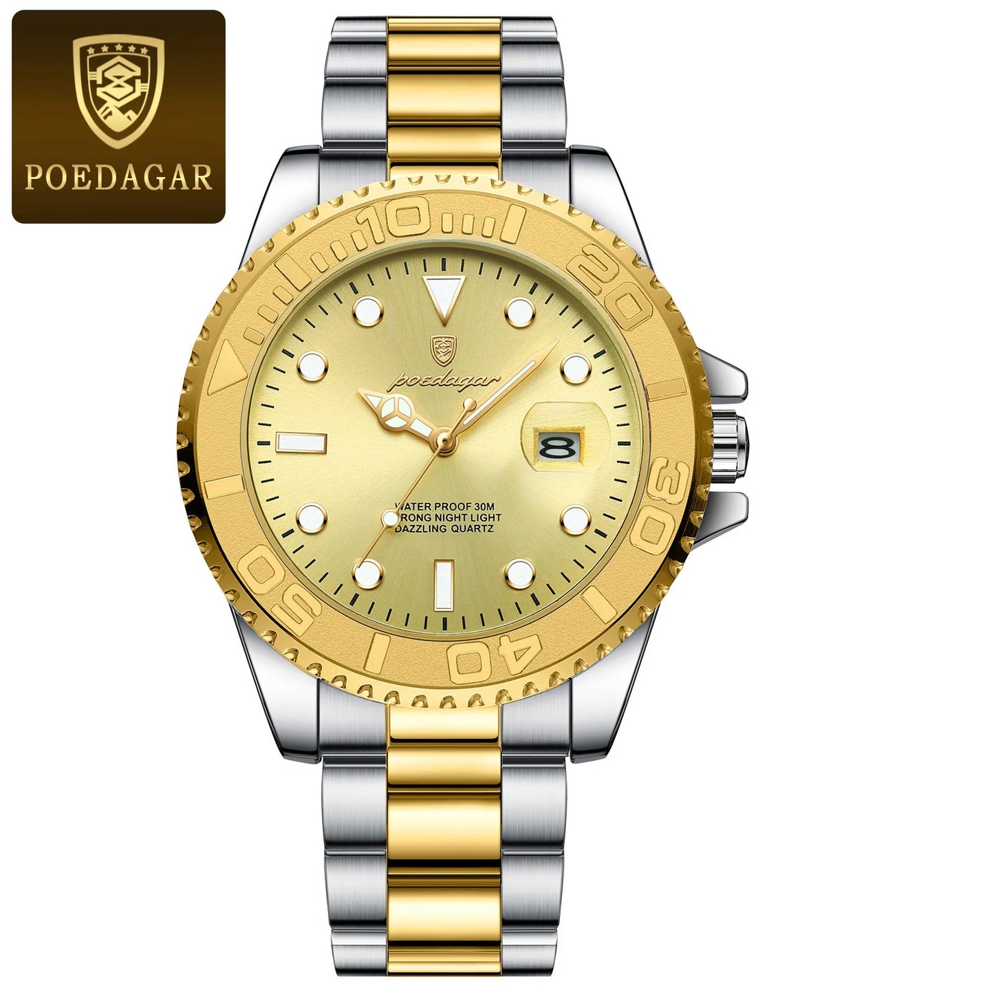 POEDAGAR Classic Steel — Premium Casual Model