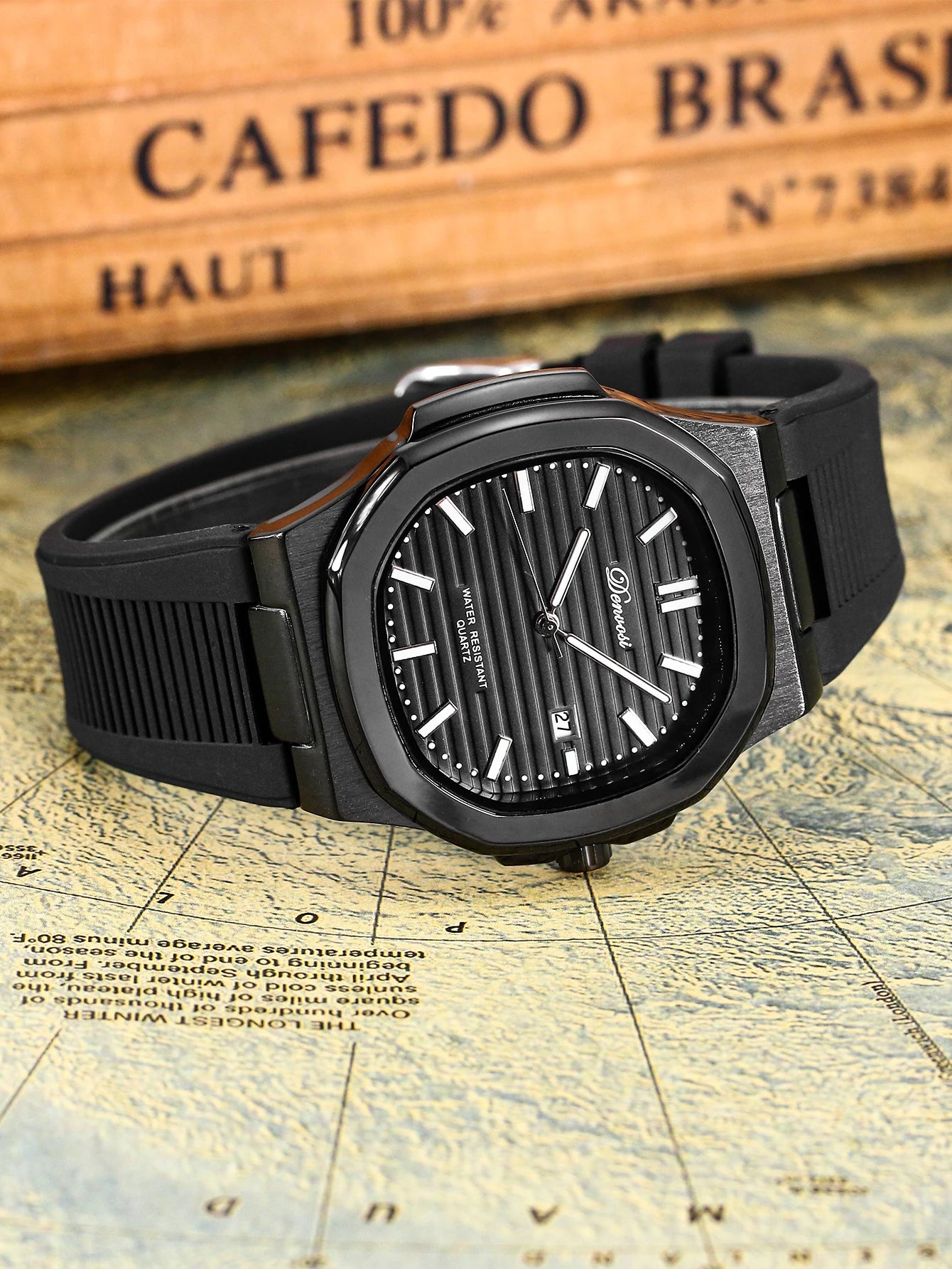 Neutral style Leisure sports watch Quartz watch  Waterproof and durable Multi-color option Gift box packaging