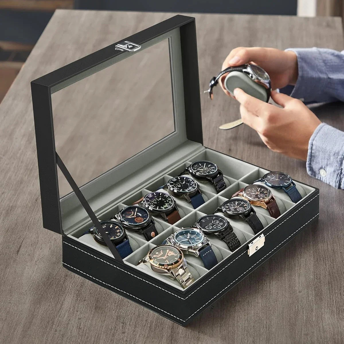 PU Leather watch box