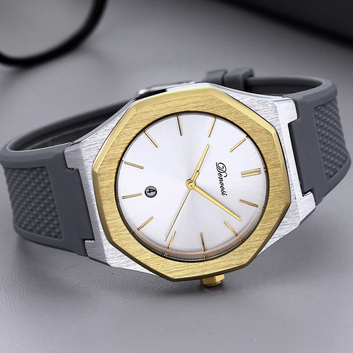Simple leisure sports men's quartz watch  Waterproof casual wristwatch for men