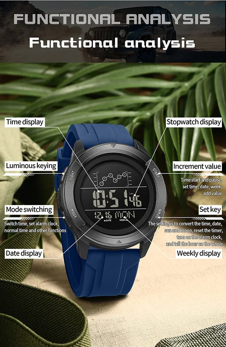 Military Sport Man Watch (SANDA 2198)